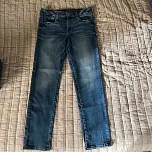 American Eagle next level stretch jeans.